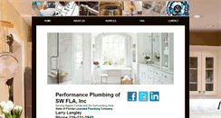 Desktop Screenshot of performanceplumbingswf.us